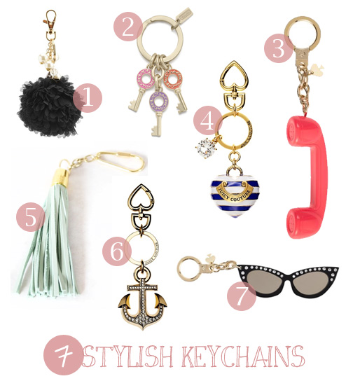 7 stylish keychains