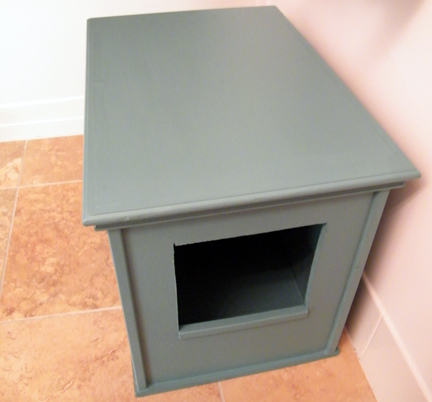 diy kitty litter box cabinet