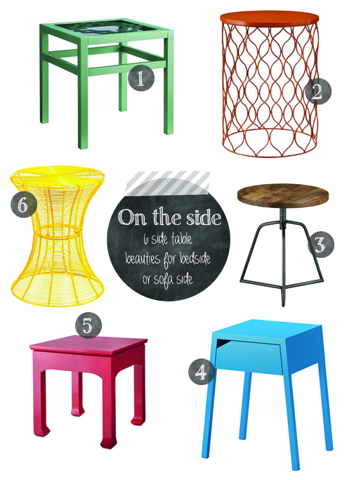 6 Awesome Side Tables