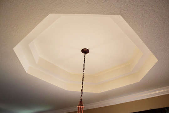 Dining Room Ceiling Before