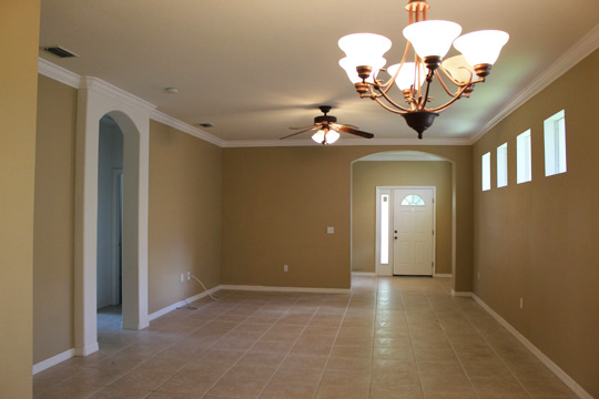 Dining Room & Living Room Before