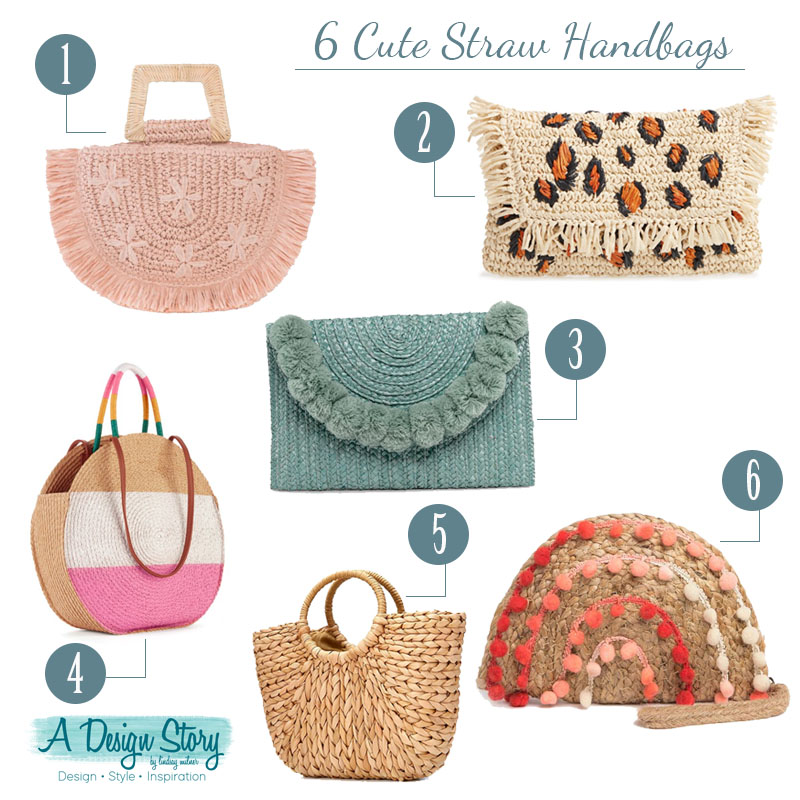 6 Cute Straw Handbags