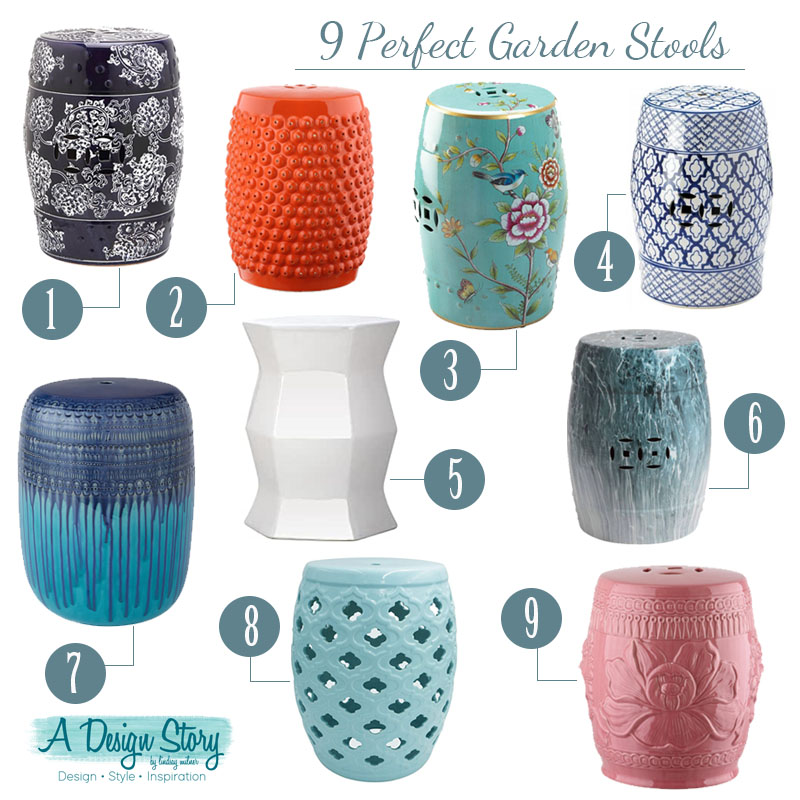 9 perfect garden stools